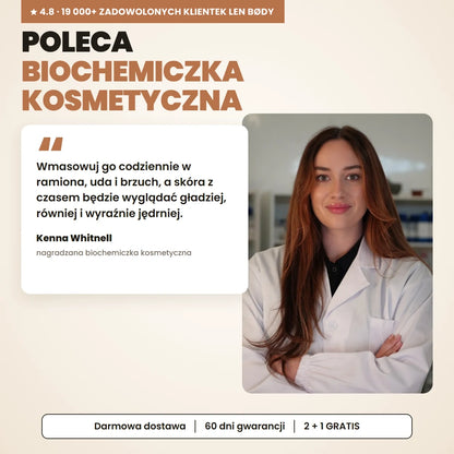Peptydowy Olejek do Ciała LEN BODY 240 ml
