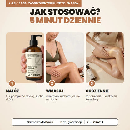 Peptydowy Olejek do Ciała LEN BODY 240 ml