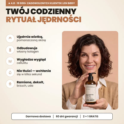 Peptydowy Olejek do Ciała LEN BODY 240 ml