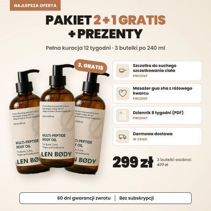 Peptydowy Olejek do Ciała LEN BODY 240 ml