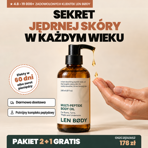 Peptydowy Olejek do Ciała LEN BODY 240 ml